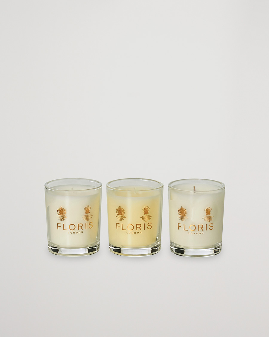 Homme | Floris London Mini Candle Set 3x70g  | Floris London | Mini Candle Set 3x70g 