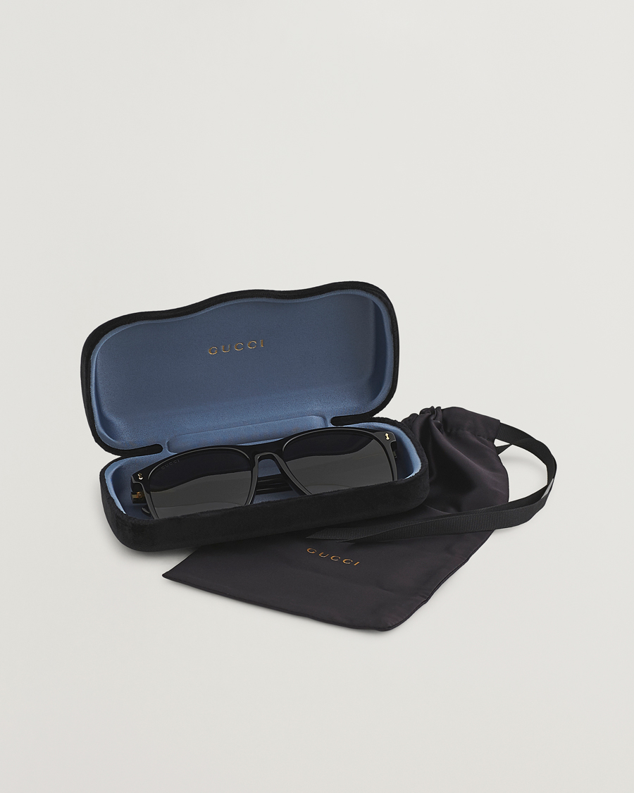 Homme | Gucci GG1041S Sunglasses Black Grey | Gucci | GG1041S Sunglasses Black Grey