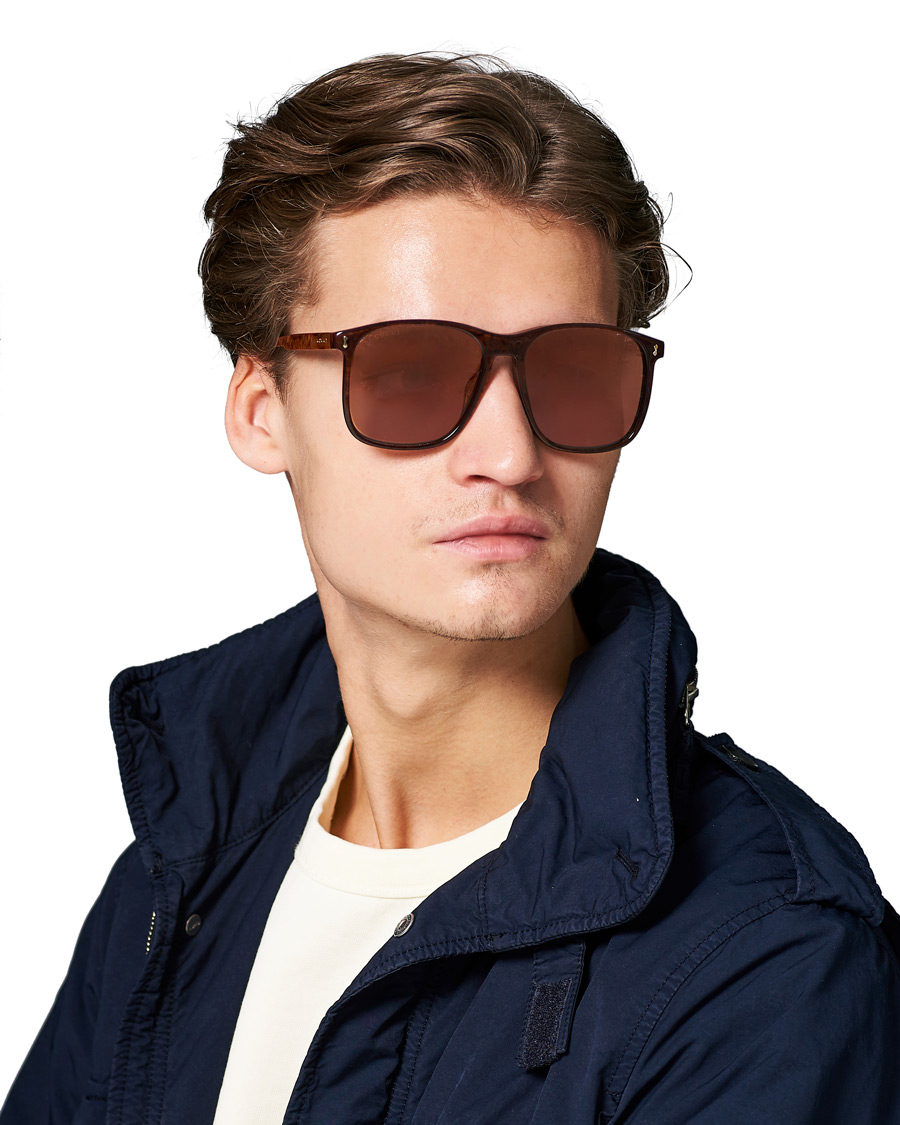 Homme | Gucci GG1041S Sunglasses Brown | Gucci | GG1041S Sunglasses Brown