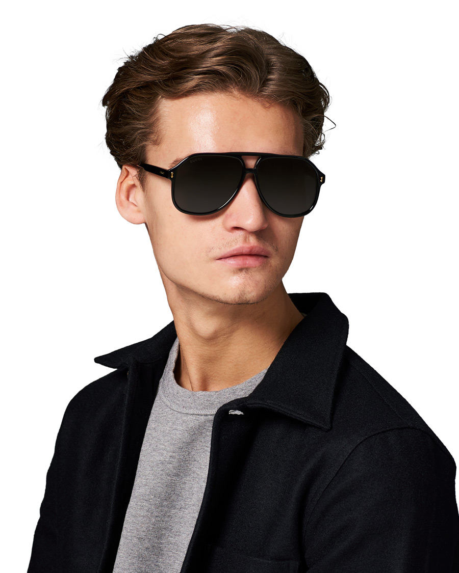 Homme | Gucci GG1042S Sunglasses Black | Gucci | GG1042S Sunglasses Black
