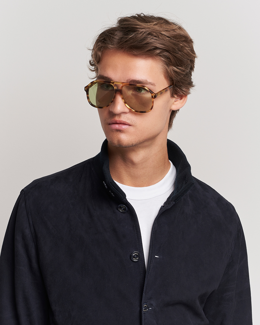 Homme | Gucci GG1042S Sunglasses Havana Green | Gucci | GG1042S Sunglasses Havana Green