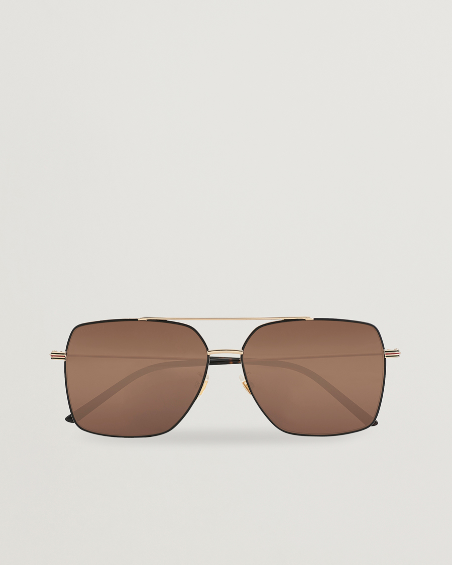 Homme | Lunettes De Soleil | Gucci | GG1053SK Sunglasses Gold Brown