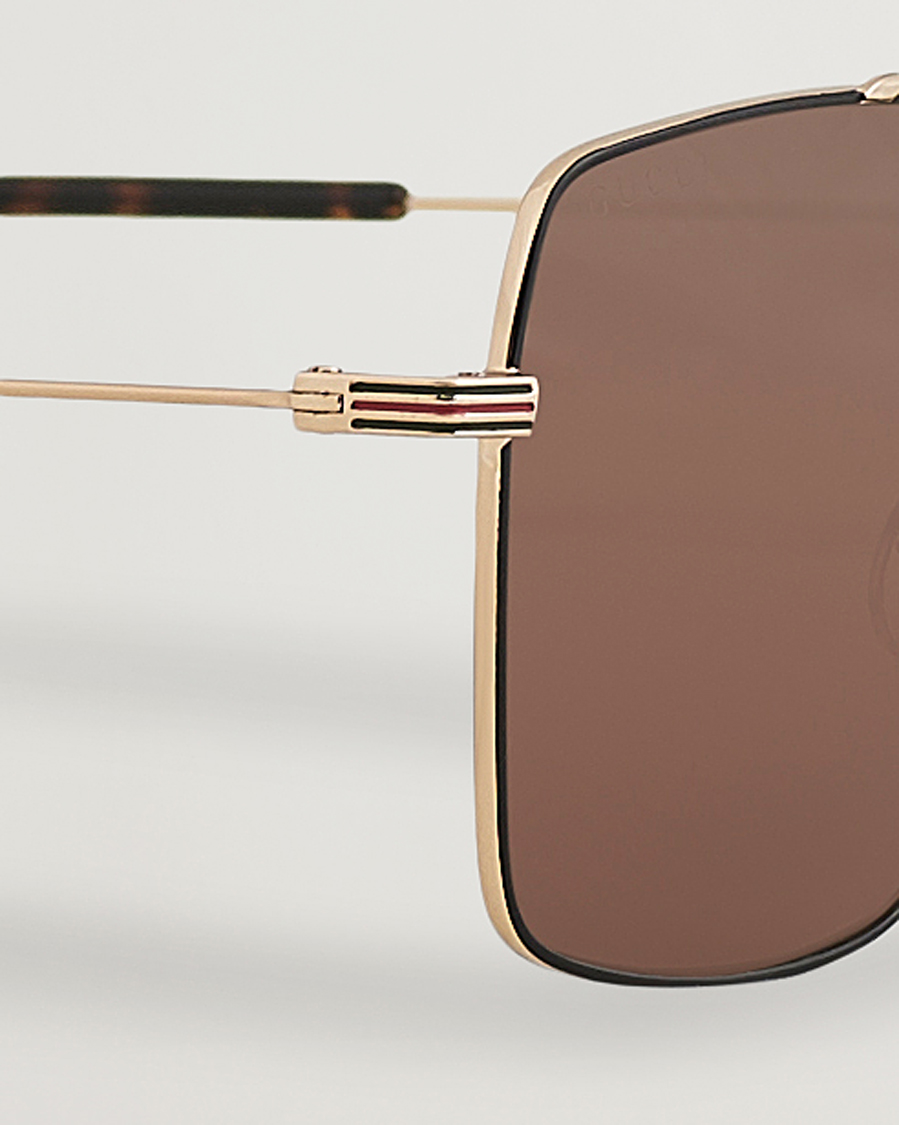 Homme | Lunettes De Soleil | Gucci | GG1053SK Sunglasses Gold Brown