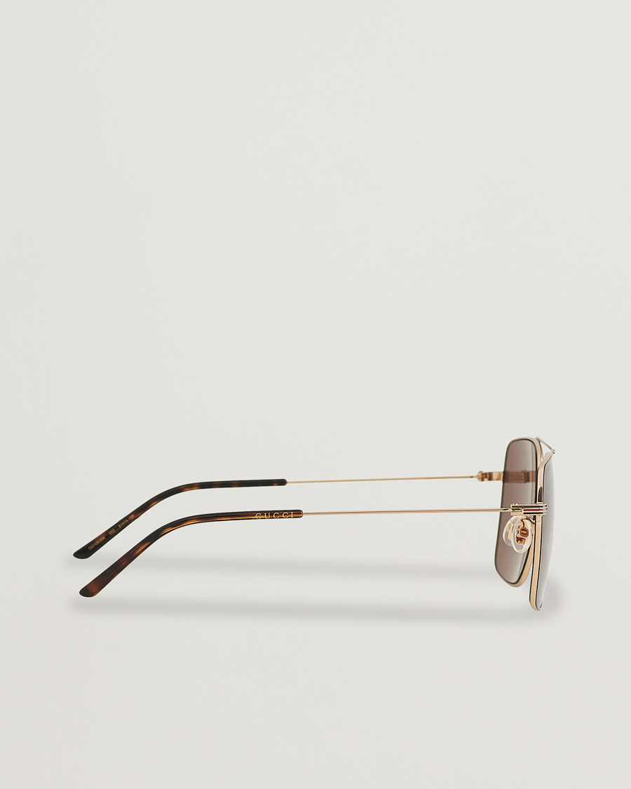 Homme | Lunettes De Soleil | Gucci | GG1053SK Sunglasses Gold Brown