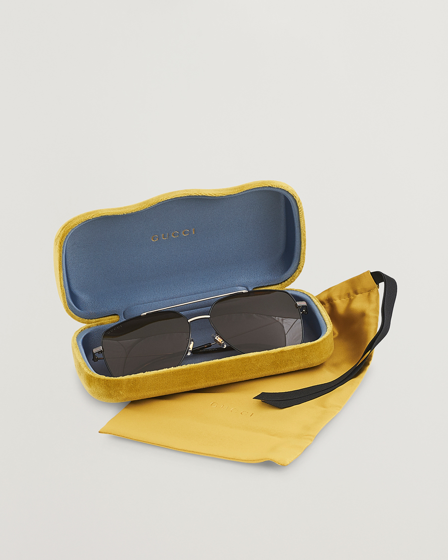 Homme | Lunettes De Soleil | Gucci | GG1053SK Sunglasses Gold Brown