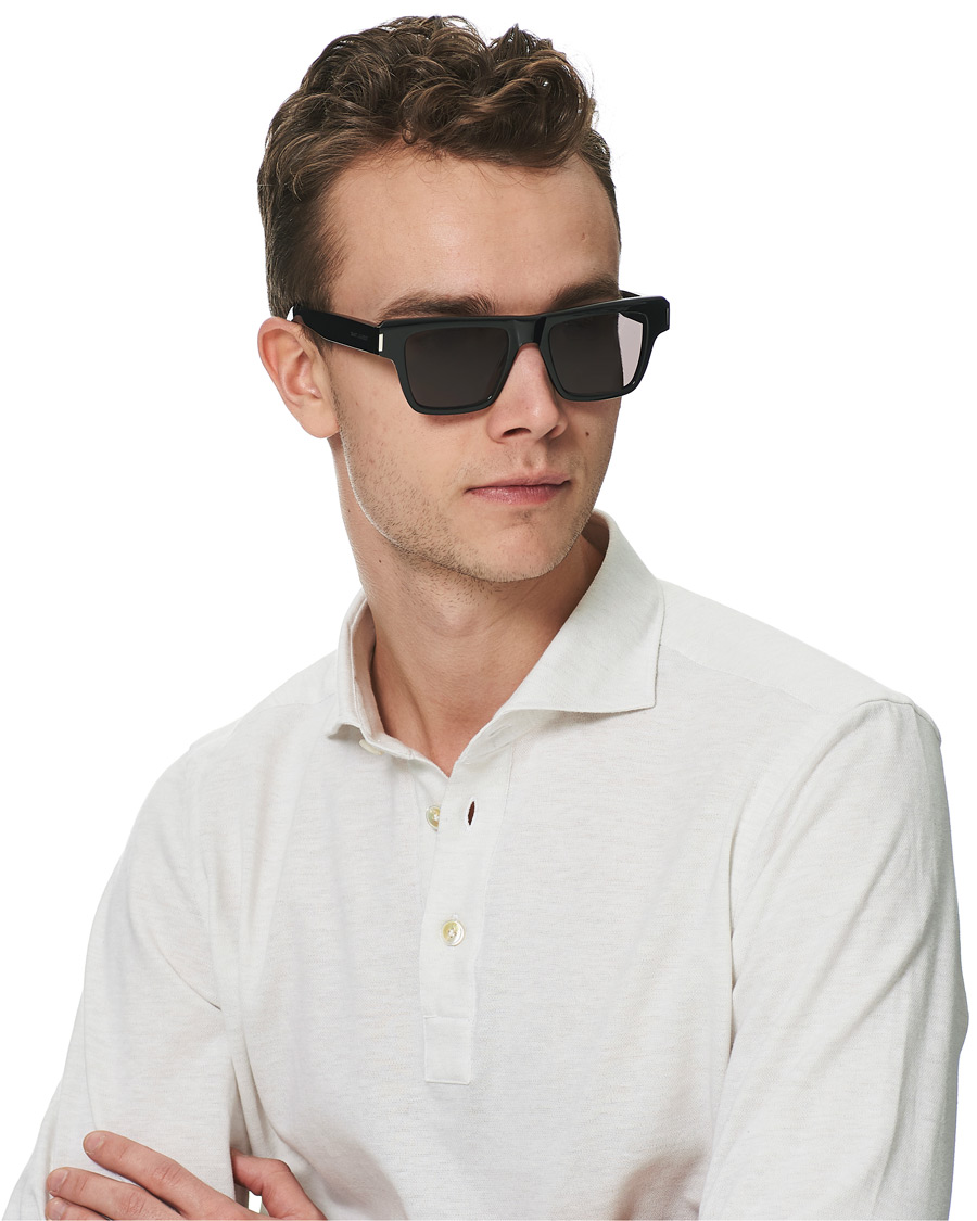Heren | Saint Laurent SL 469 Sunglasses Black | Saint Laurent | SL 469 Sunglasses Black