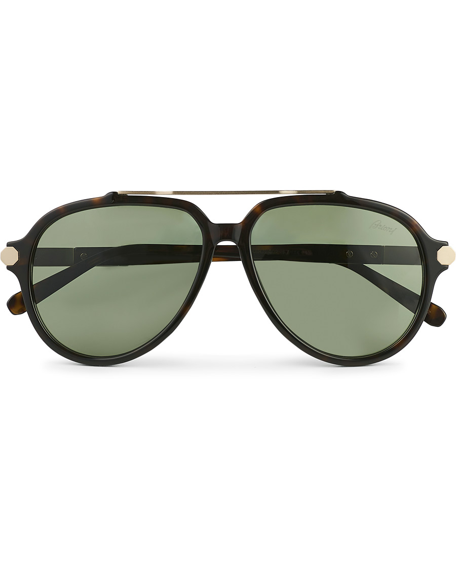Homme | Brioni BR0096S Sunglasses Havana Green | Brioni | BR0096S Sunglasses Havana Green