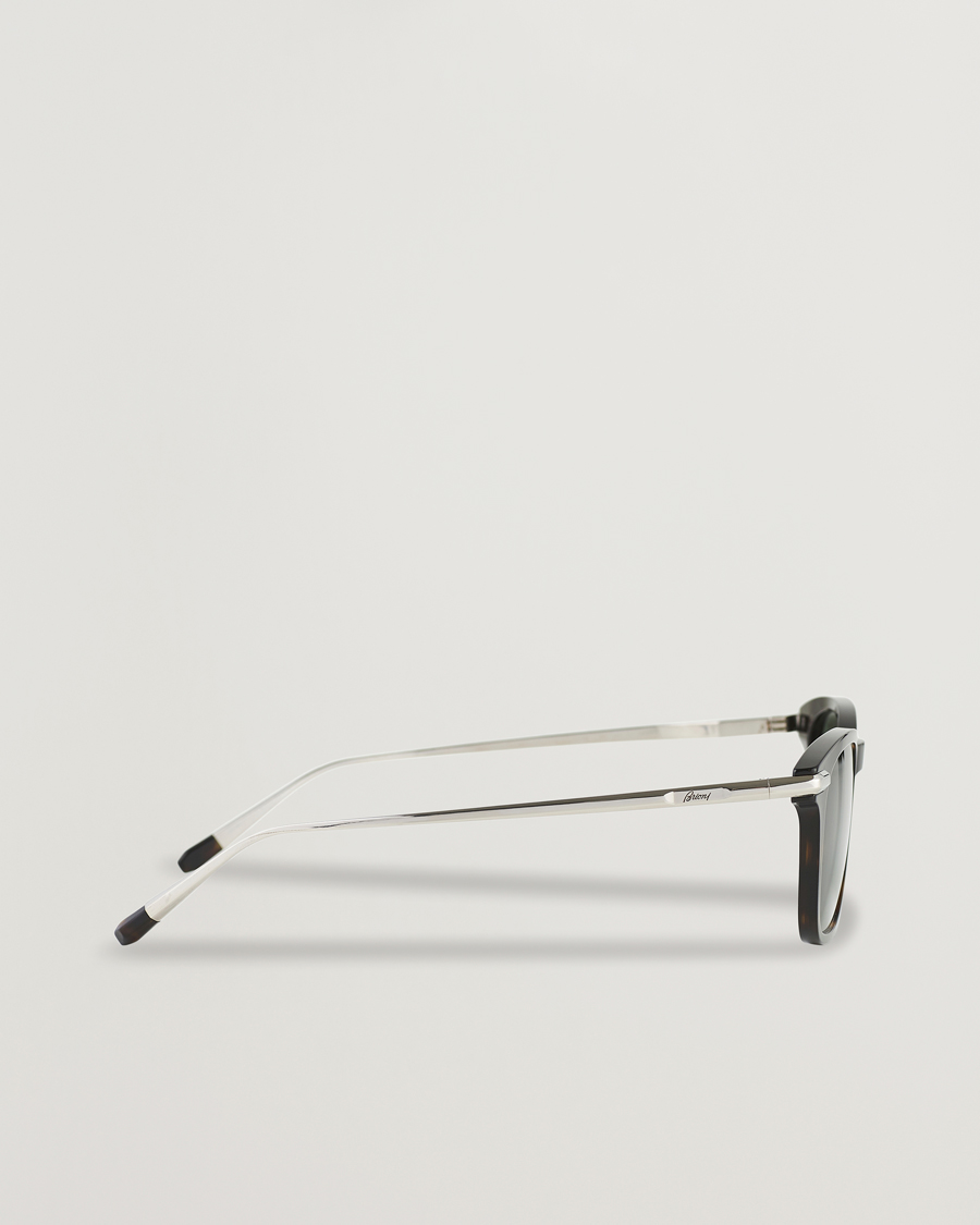 Homme | Brioni BR0092S Titanium Sunglasses Havana Green | Brioni | BR0092S Titanium Sunglasses Havana Green