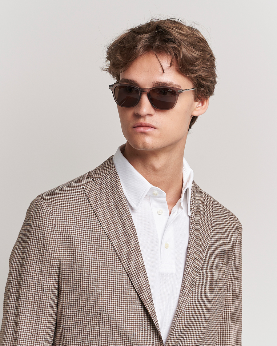 Homme | Brioni BR0092S Titanium Sunglasses Grey Silver | Brioni | BR0092S Titanium Sunglasses Grey Silver
