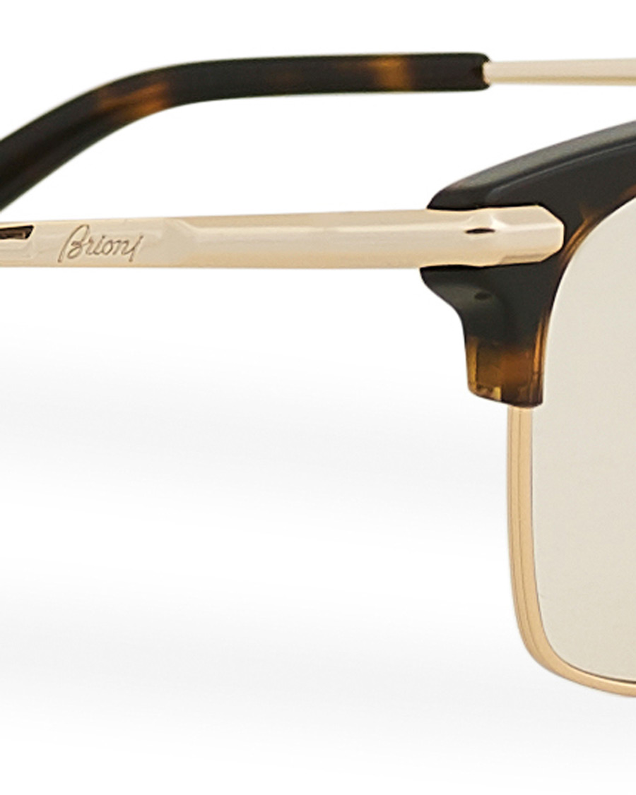 Homme | Brioni BR0093S Sunglasses Havana Gold | Brioni | BR0093S Sunglasses Havana Gold