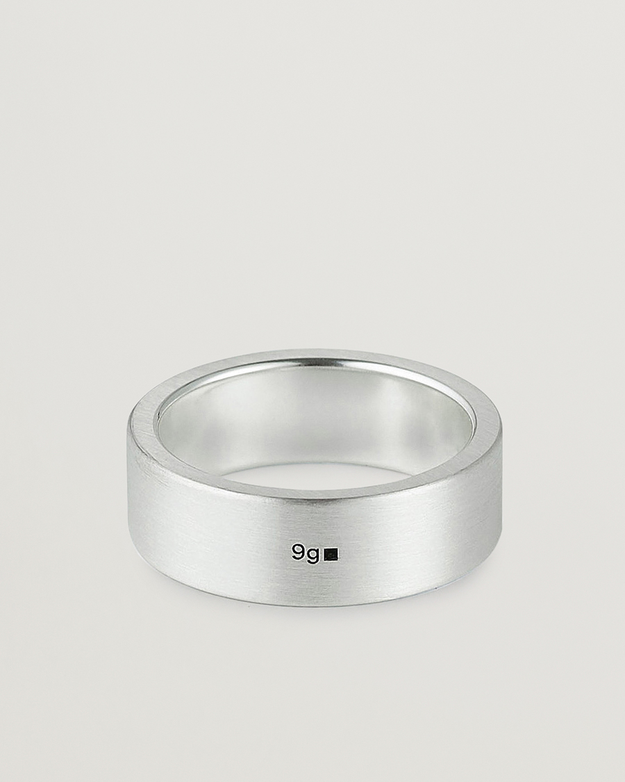Heren | Sieraden | LE GRAMME | Ribbon Brushed Ring Sterling Silver 9g