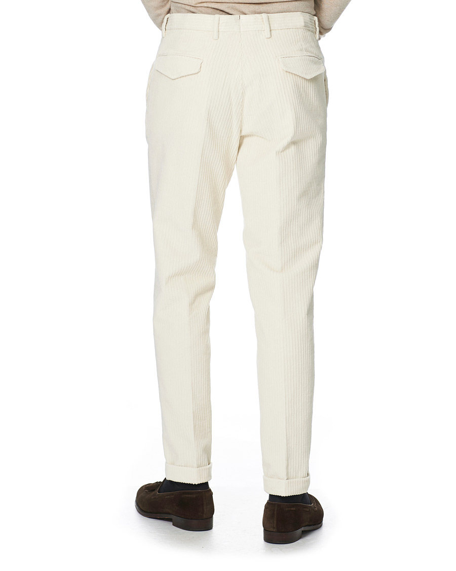 Homme | Pantalons | Briglia 1949 | Easy Fit Cord Trousers Off White