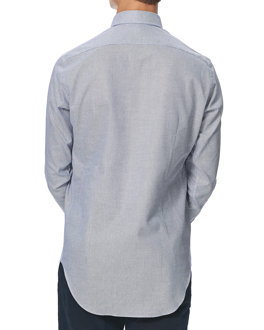 Homme | Chemises | Kamakura Shirts | Slim Fit One Piece Collar Shirt Blue