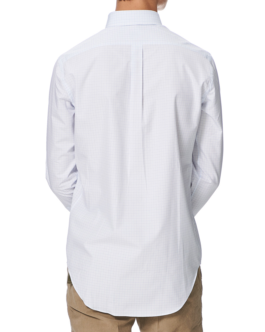 Homme | Chemises | Kamakura Shirts | Slim Fit Broadcloth Button Down Shirt Light Blue