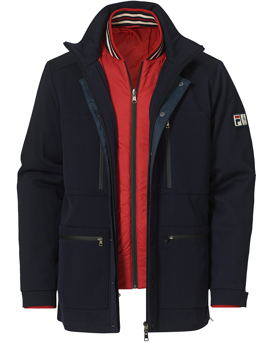 Homme | Manteaux Et Vestes | Piacenza Cashmere | X FILA Telavera Jacket Black