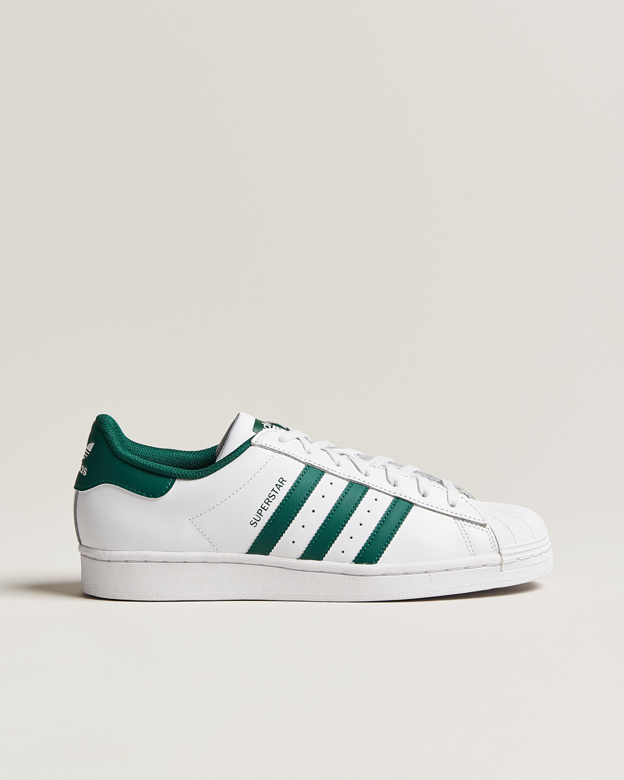 Homme | adidas Originals Superstar Sneaker White/Green | adidas Originals | Superstar Sneaker White/Green