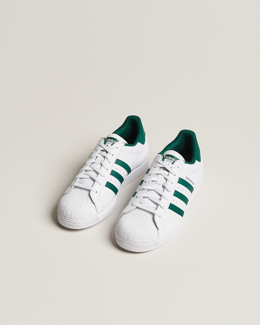 Homme | adidas Originals Superstar Sneaker White/Green | adidas Originals | Superstar Sneaker White/Green