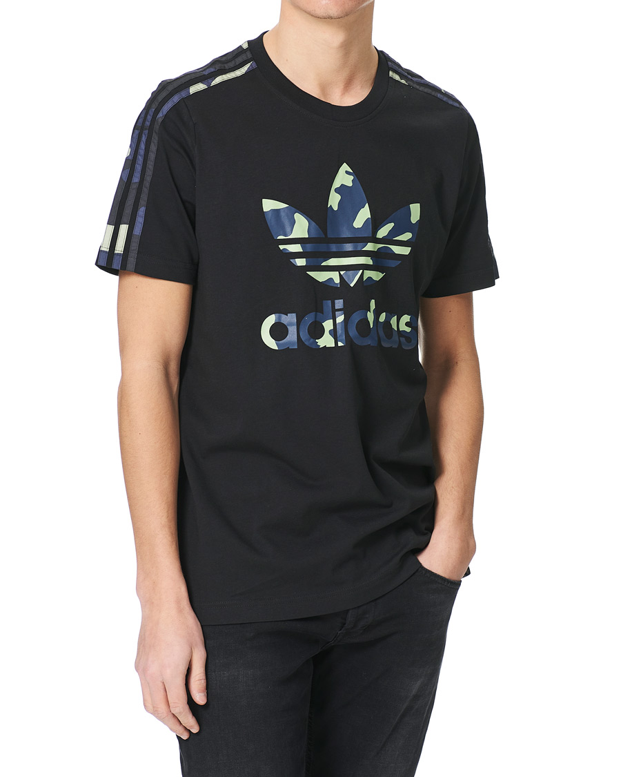 Heren | T-shirts | adidas Originals | Camo Infill Tee Black