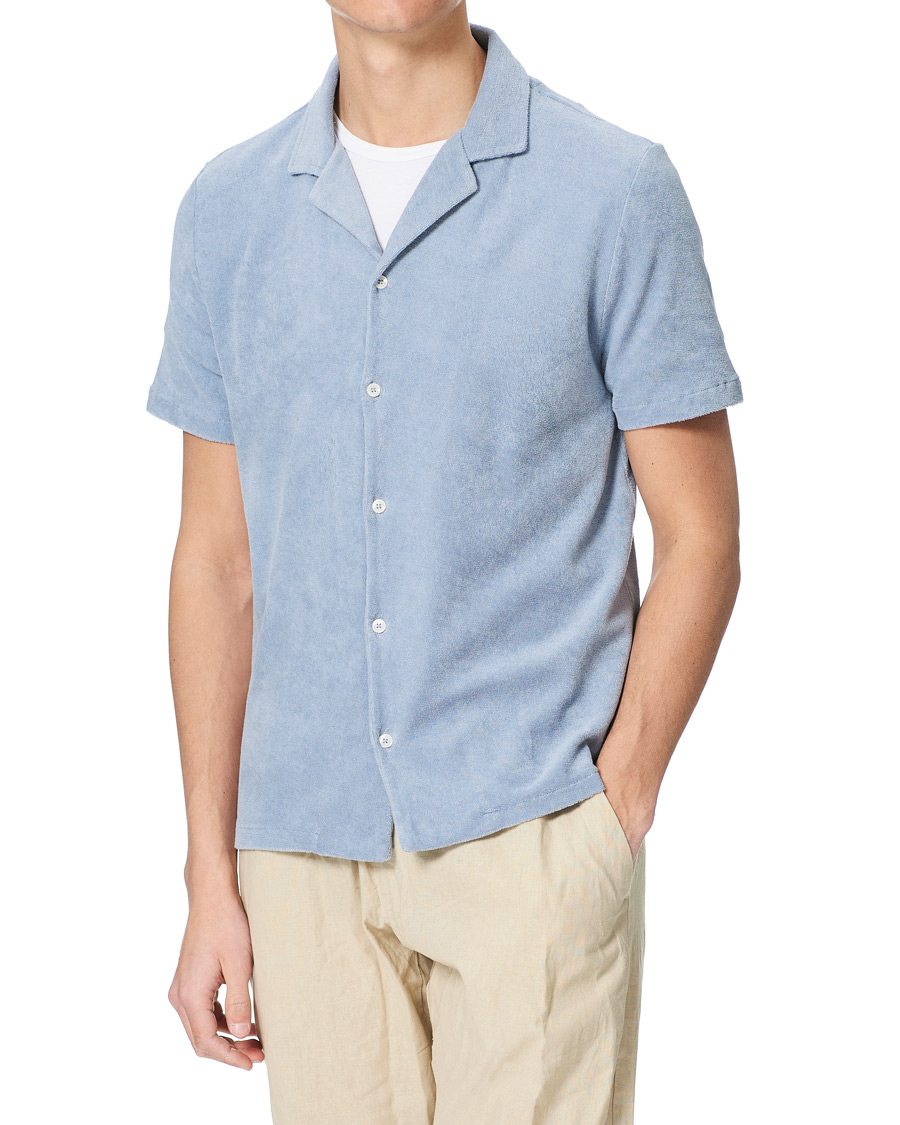 Homme | Chemises | Altea | Terry Bowling Shirt Light Blue