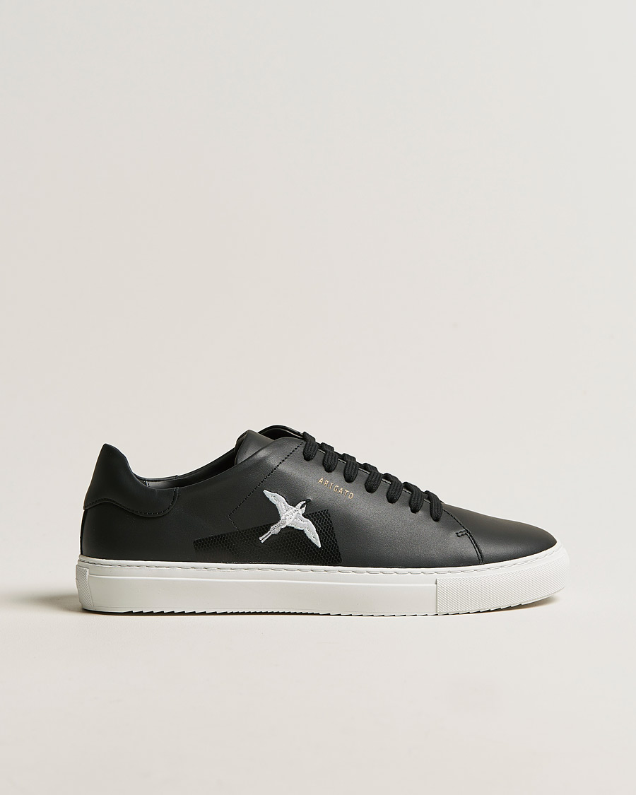 Homme | Axel Arigato Clean 90 Taped Bird Sneaker Black Leather | Axel Arigato | Clean 90 Taped Bird Sneaker Black Leather