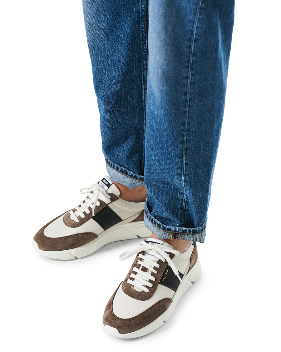 Homme | Axel Arigato Genesis Vintage Runner Sneaker Beige/Brown/Black | Axel Arigato | Genesis Vintage Runner Sneaker Beige/Brown/Black