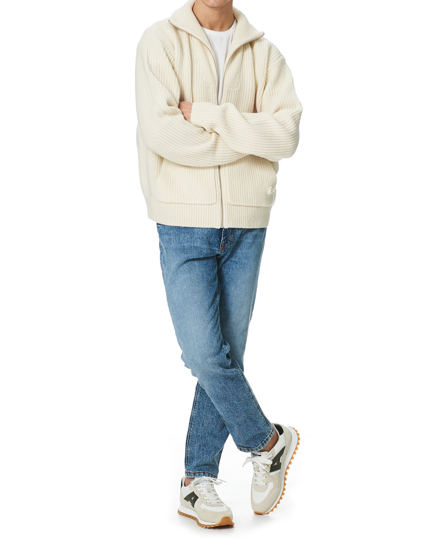 Homme | Pulls Et Tricots | Axel Arigato | Taro Full Zip Sweater Ecru