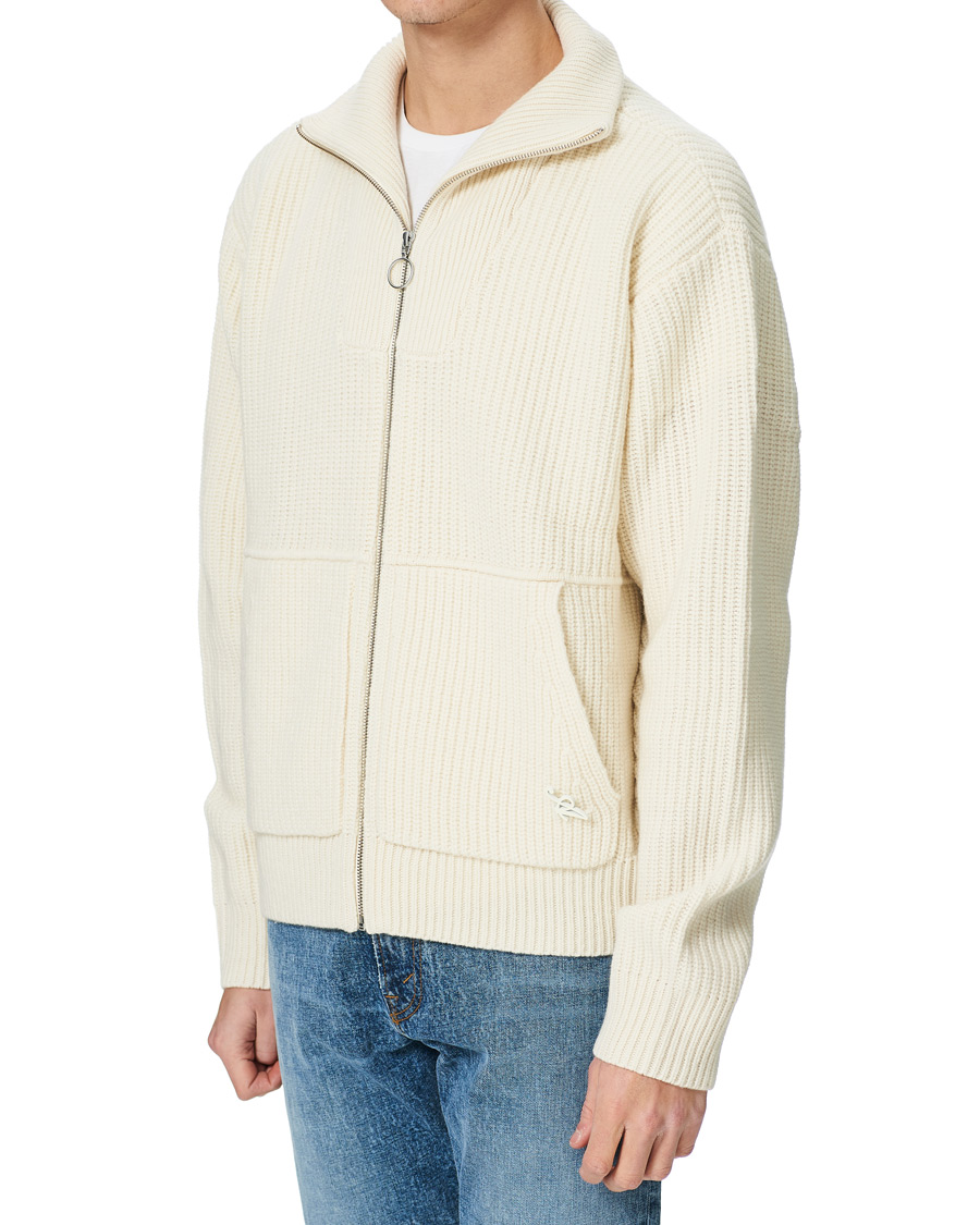 Homme | Pulls Et Tricots | Axel Arigato | Taro Full Zip Sweater Ecru