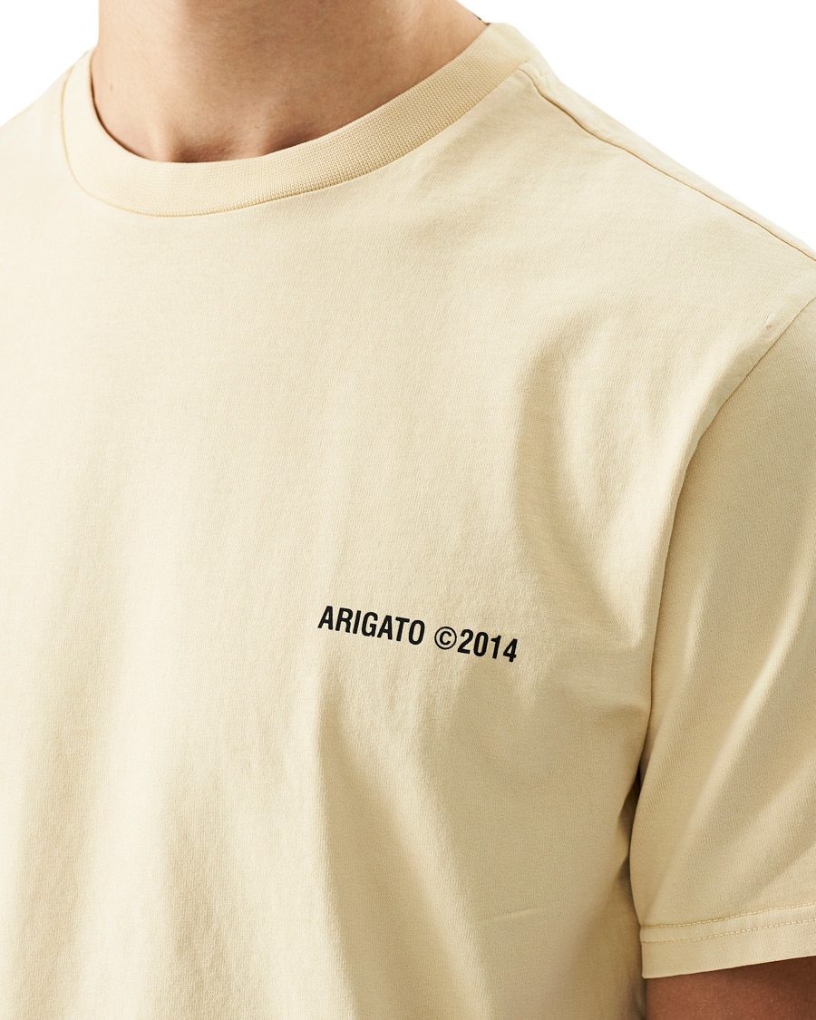 Heren | T-shirts | Axel Arigato | London Tee Natural Yellow
