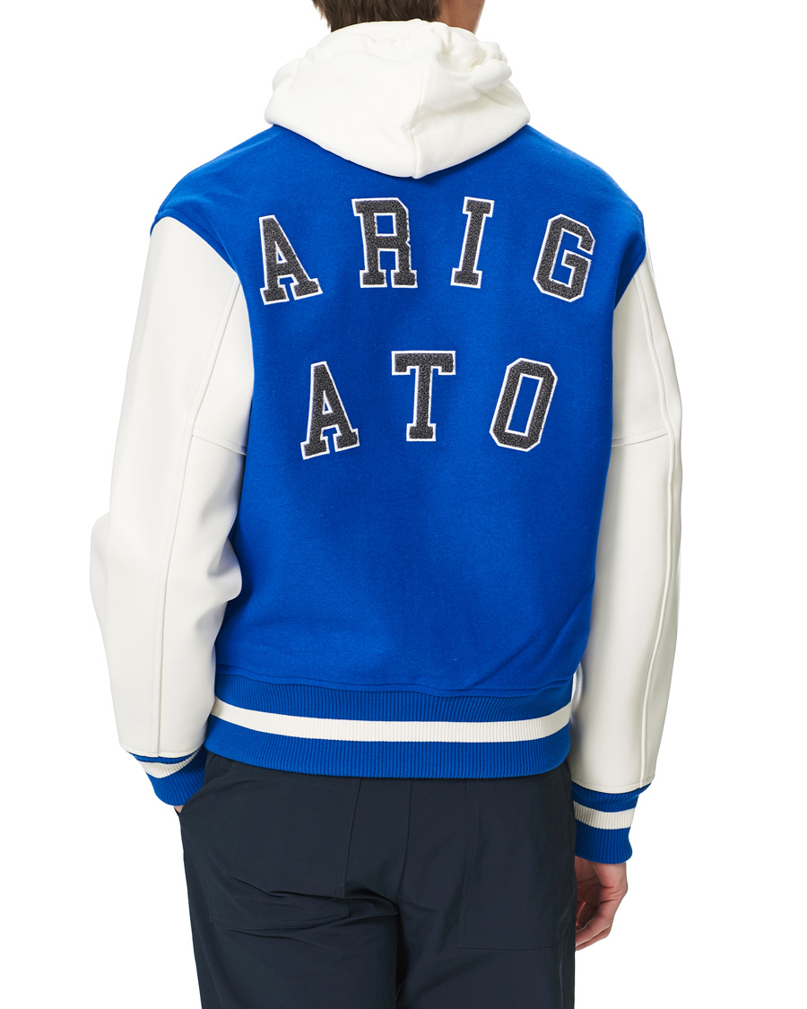 Homme | Manteaux Et Vestes | Axel Arigato | Mayday Varsity Bomber Jacket Klein Blue