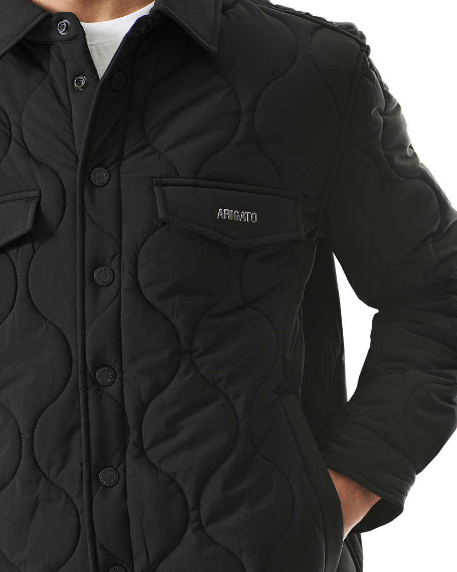 Homme | Chemises | Axel Arigato | Puzzle Overshirt Black