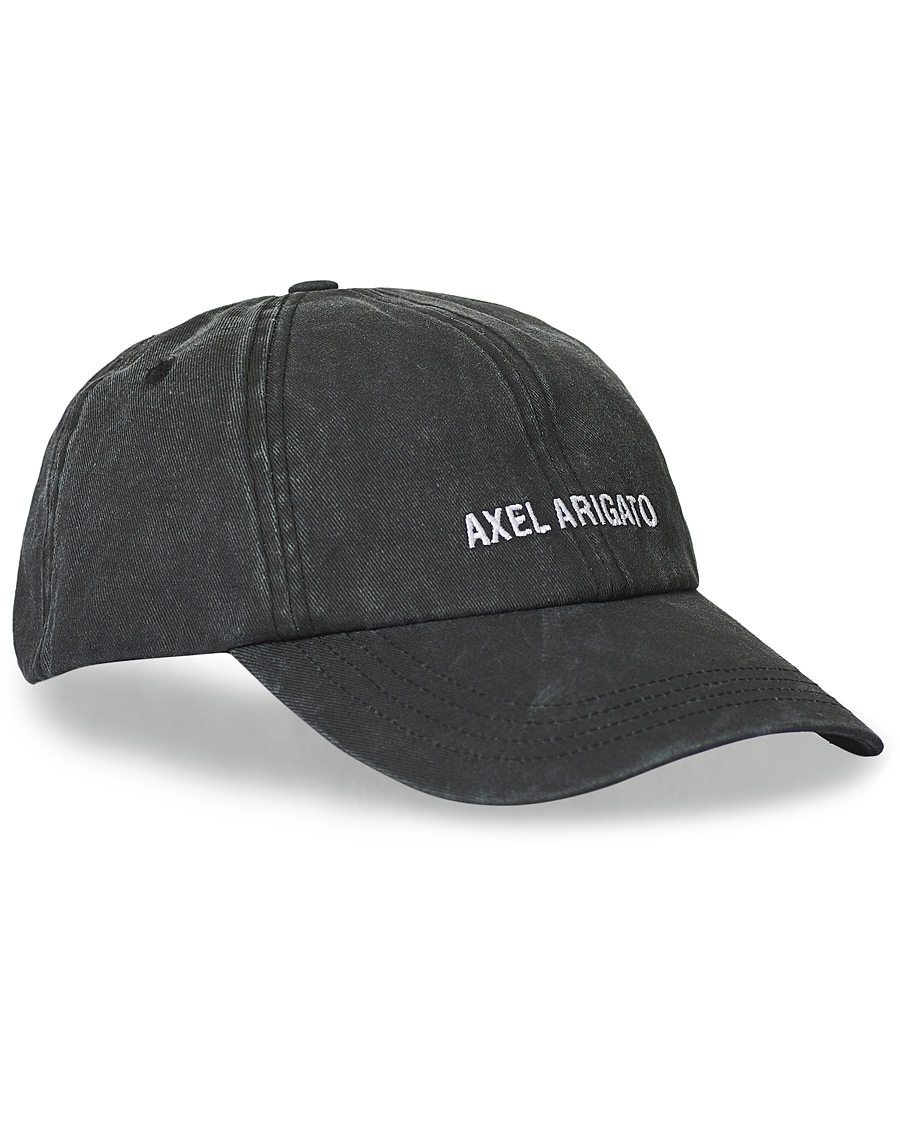 Homme | Axel Arigato AA Logo Cap Washed Black | Axel Arigato | AA Logo Cap Washed Black