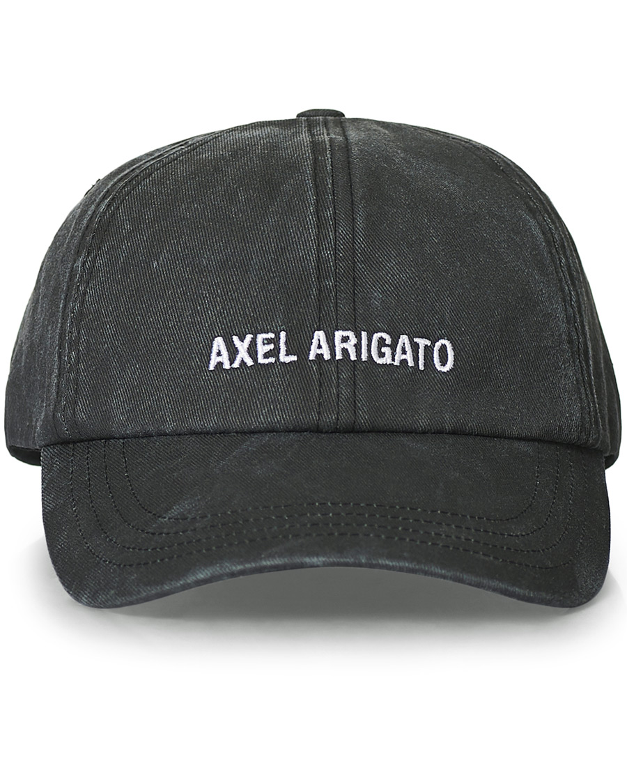 Homme | Axel Arigato AA Logo Cap Washed Black | Axel Arigato | AA Logo Cap Washed Black