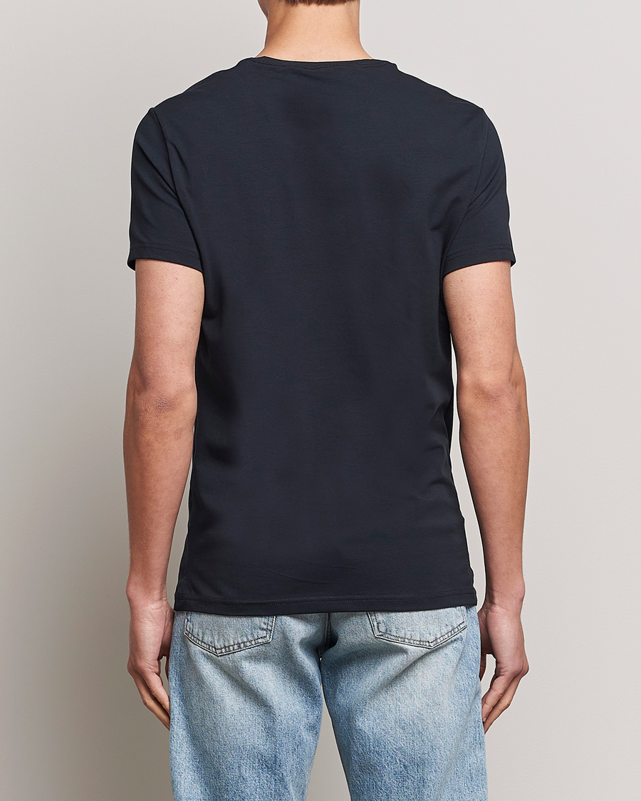 Heren | T-shirts | Bread & Boxers | 2-Pack Crew Neck Tee Dark Navy