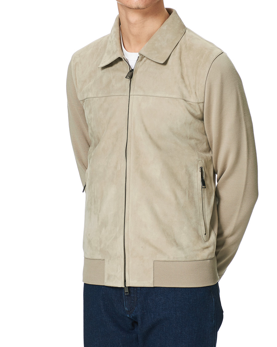 Homme | Manteaux Et Vestes | Brioni | Wool/Suede Hybrid Jacket Beige