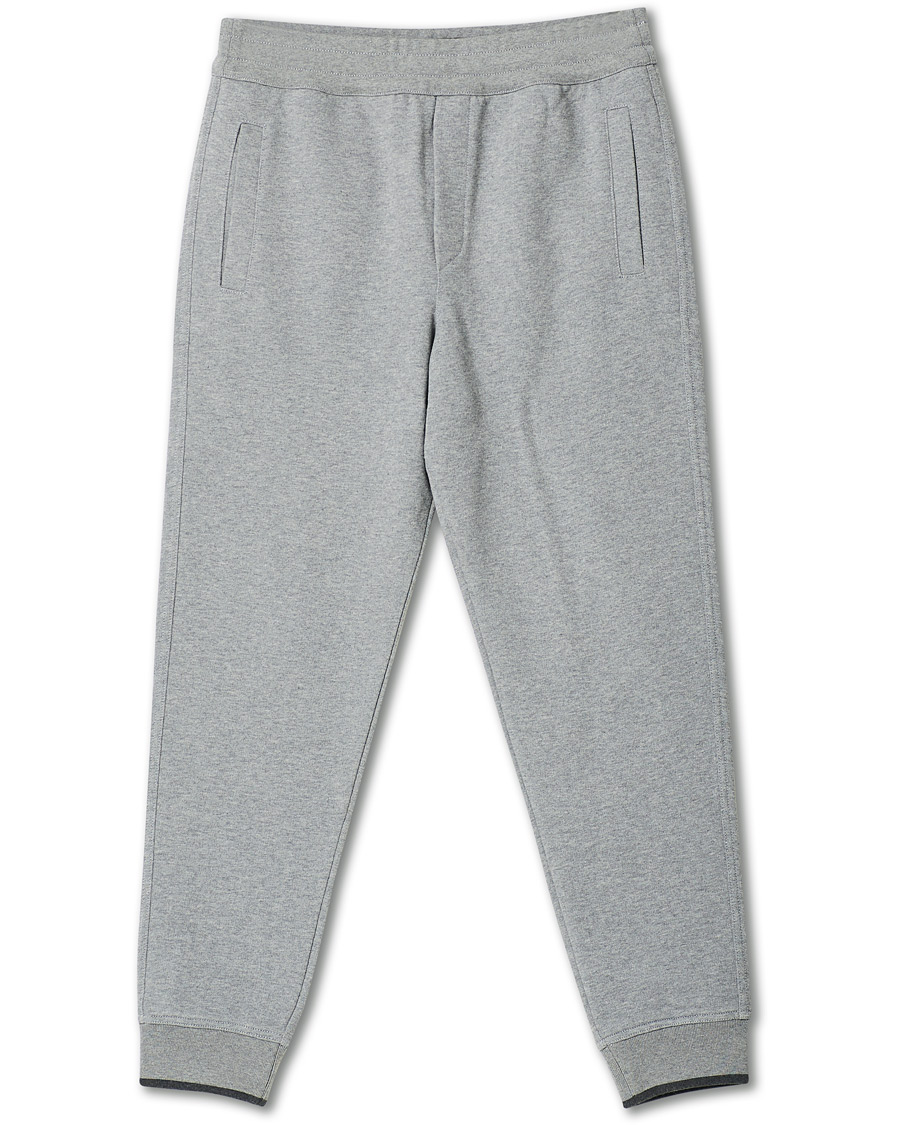 Homme | Pantalons | Brioni | French Terry Cotton Sweatpants Light Grey