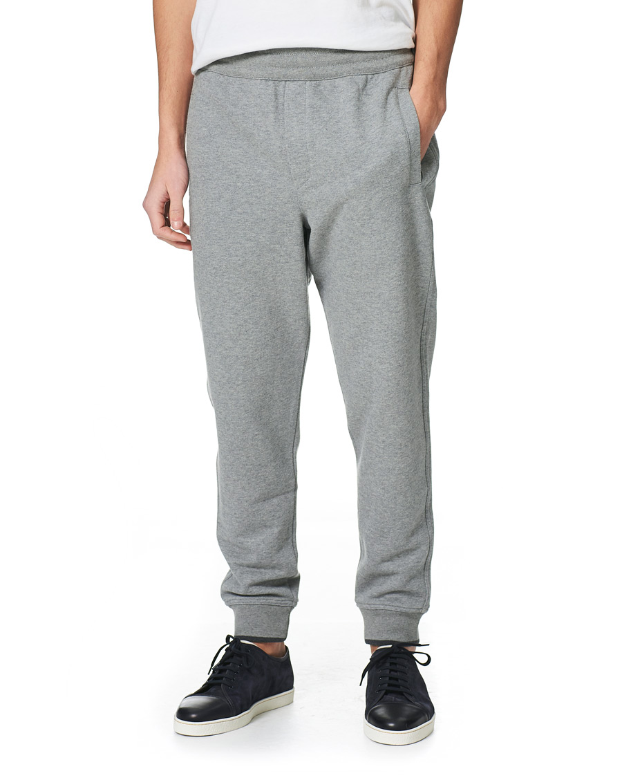 Homme | Pantalons | Brioni | French Terry Cotton Sweatpants Light Grey