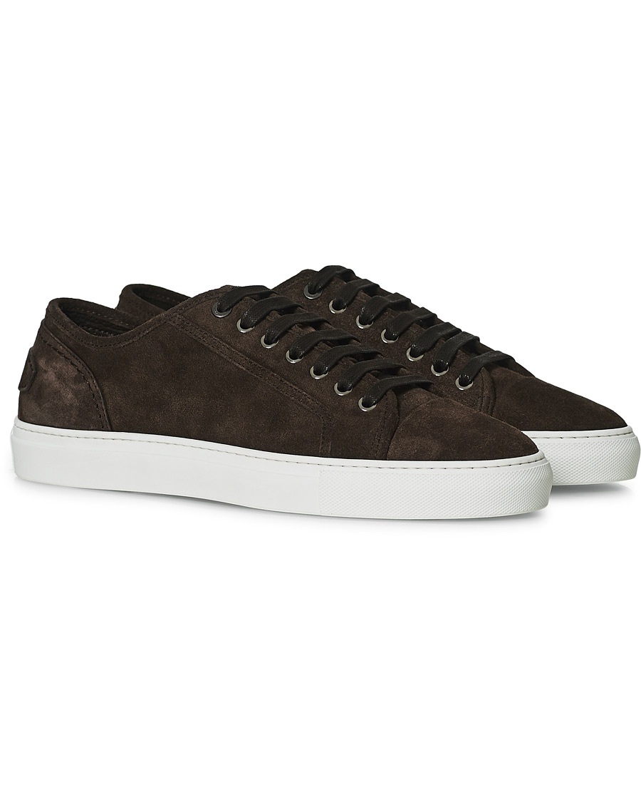 Homme | Brioni Cassetta Suede Sneakers Dark Brown | Brioni | Cassetta Suede Sneakers Dark Brown