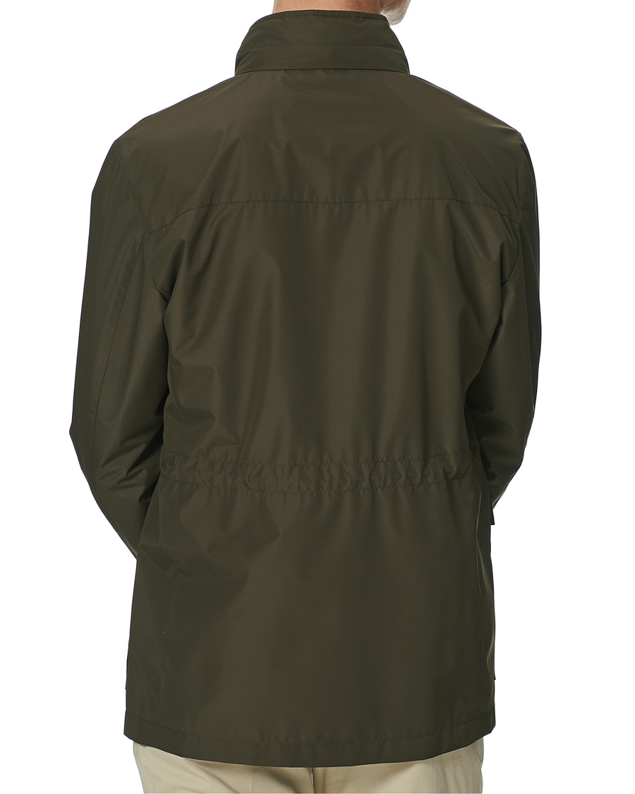 Homme | Manteaux Et Vestes | Canali | Nylon Field Jacket Military Green
