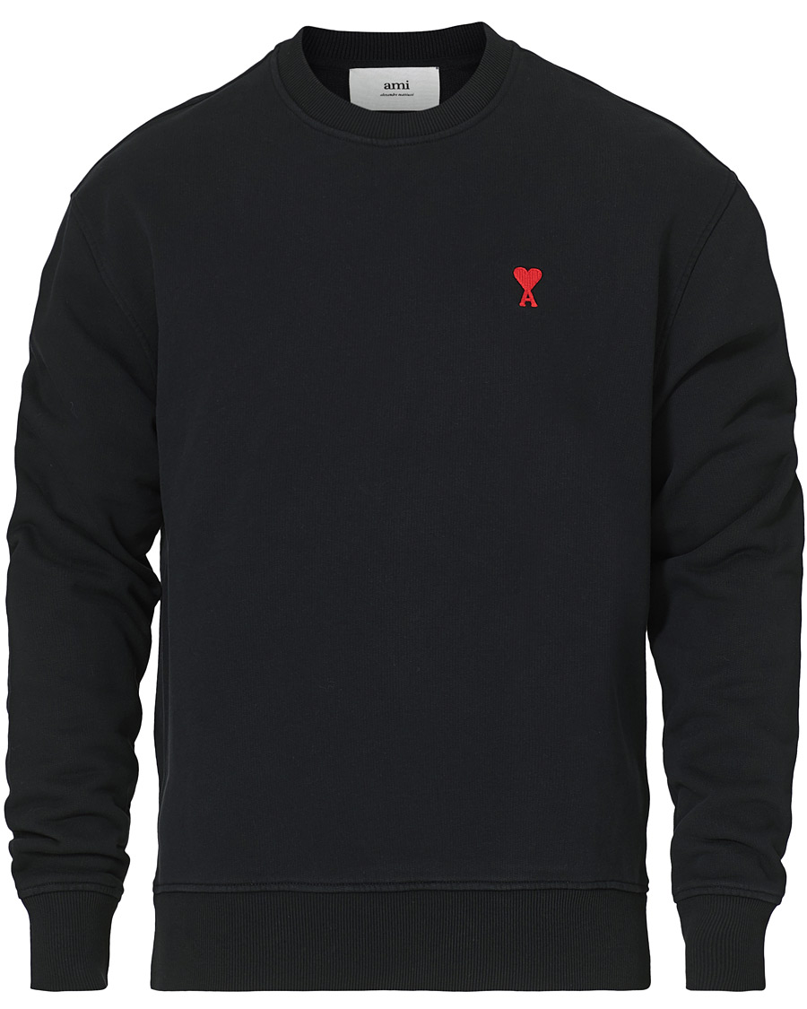Homme | Pulls Et Tricots | AMI | Heart Logo Sweatshirt Black