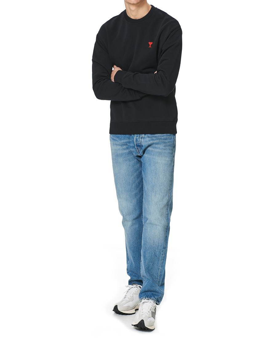 Homme | Pulls Et Tricots | AMI | Heart Logo Sweatshirt Black