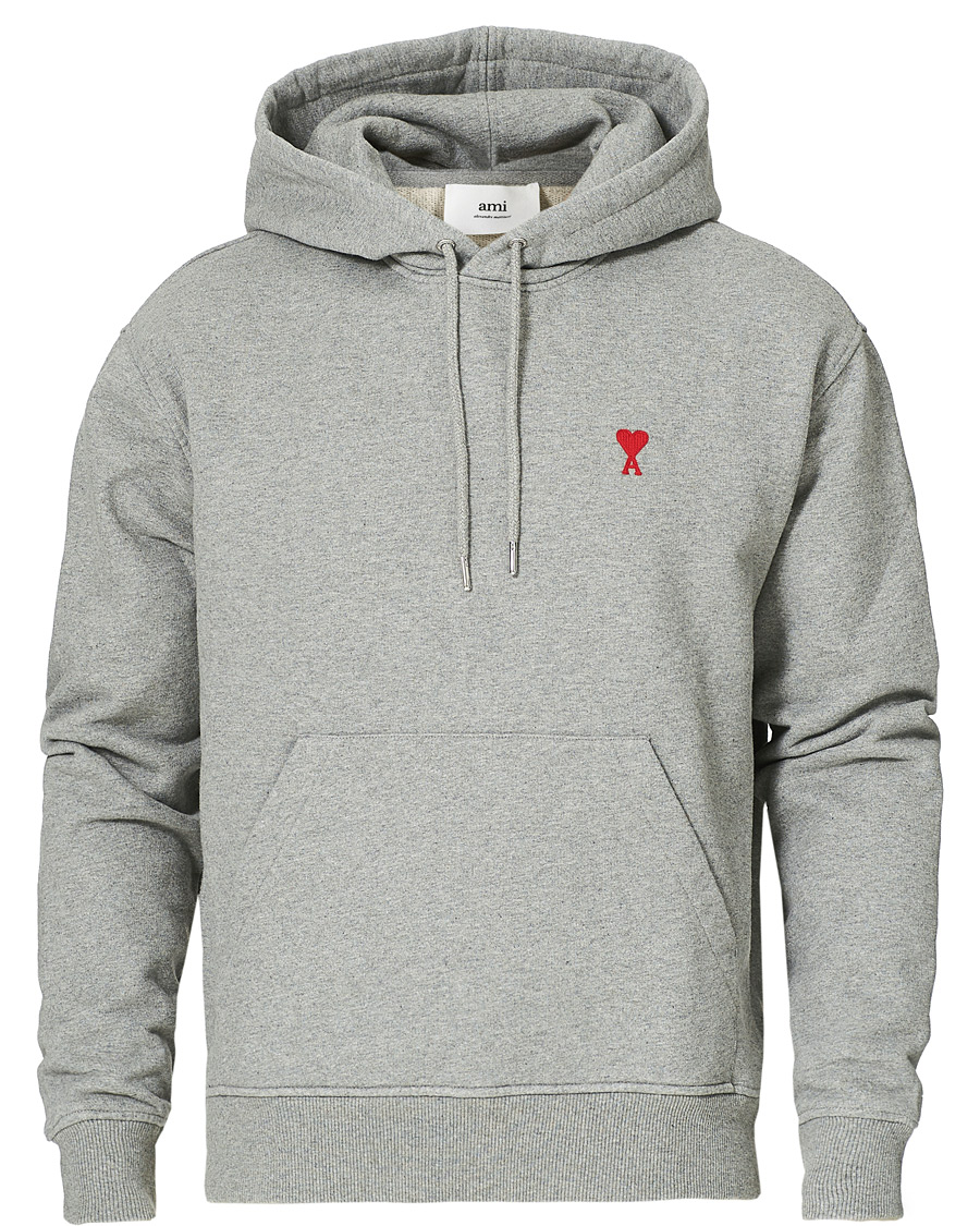 Homme | Pulls Et Tricots | AMI | Heart Logo Hoodie Heather Grey
