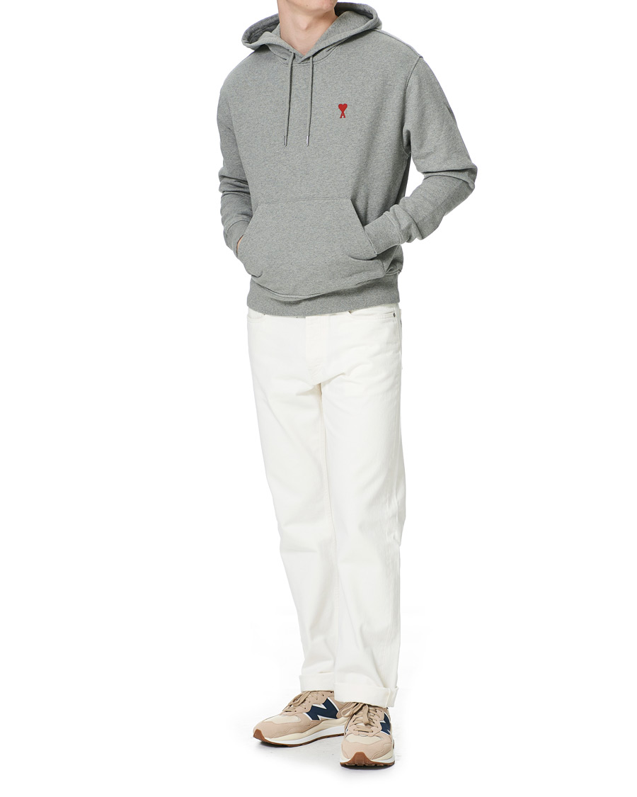 Homme | Pulls Et Tricots | AMI | Heart Logo Hoodie Heather Grey