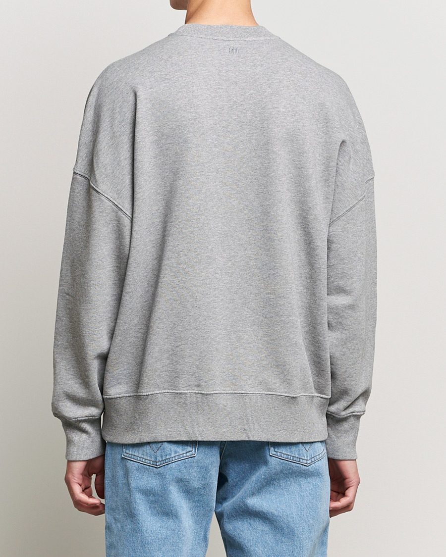 Homme | Pulls Et Tricots | AMI | Oversize Logo Sweatshirt Heather Grey
