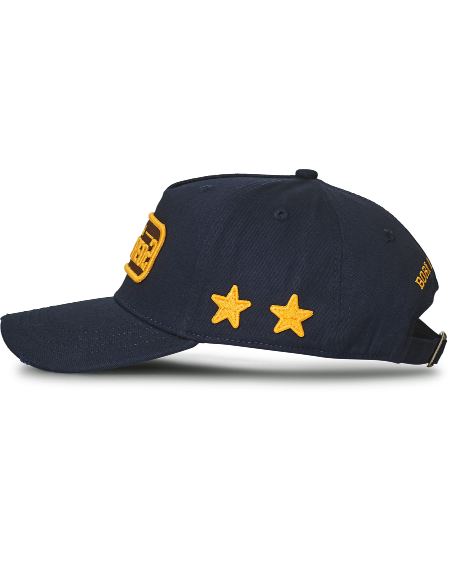 Homme | Dsquared2 Stars Baseball Cap Navy | Dsquared2 | Stars Baseball Cap Navy