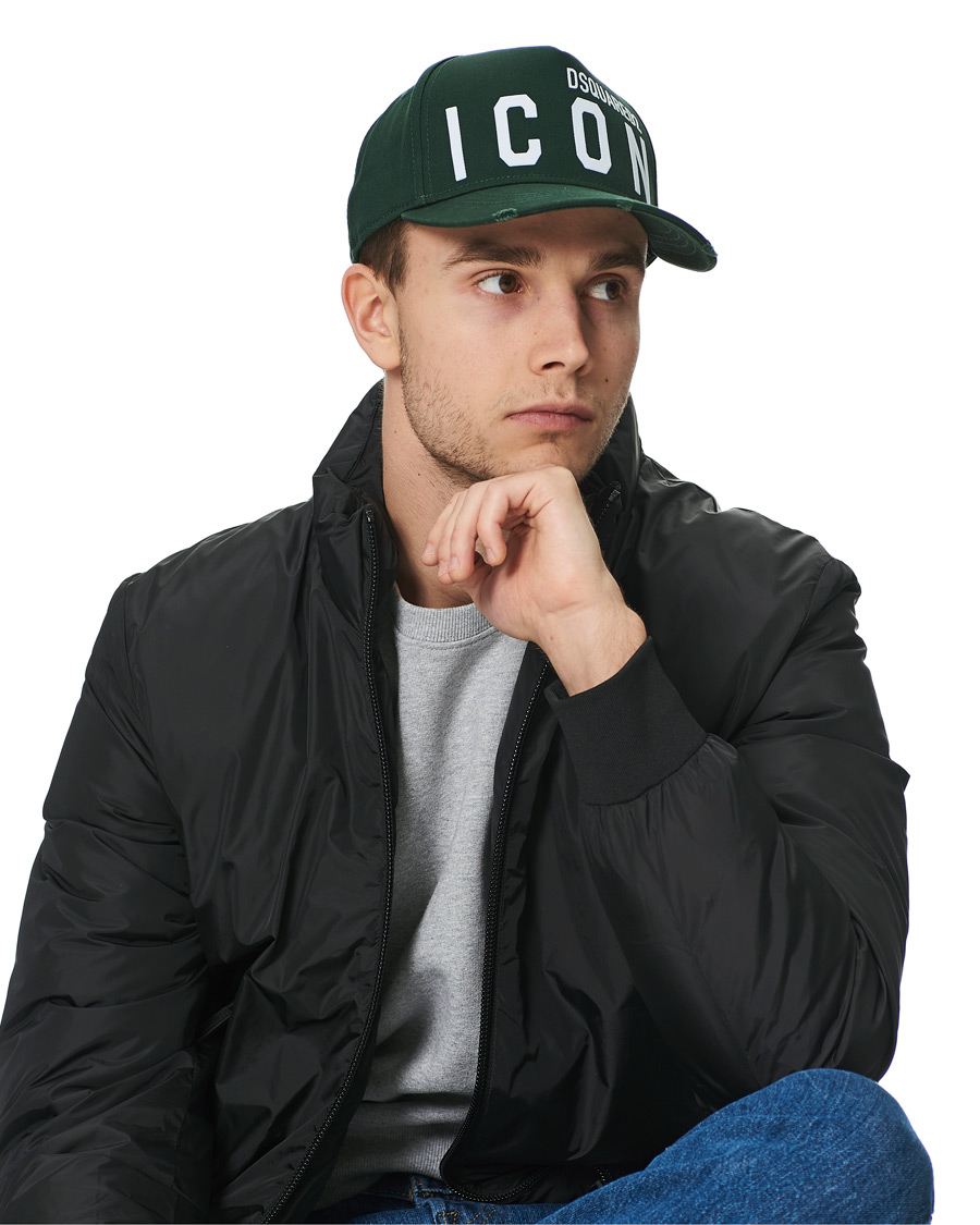 Homme | Dsquared2 Icon Baseball Cap Dark Green | Dsquared2 | Icon Baseball Cap Dark Green