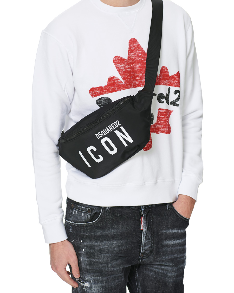 Homme | Dsquared2 Icon Belt Bag Black | Dsquared2 | Icon Belt Bag Black