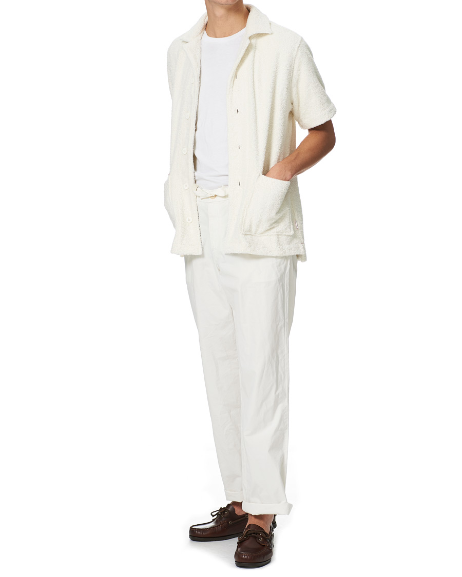 Homme | Chemises | Orlebar Brown | Griffith Relaxed Terry Lounge Shirt Cloud