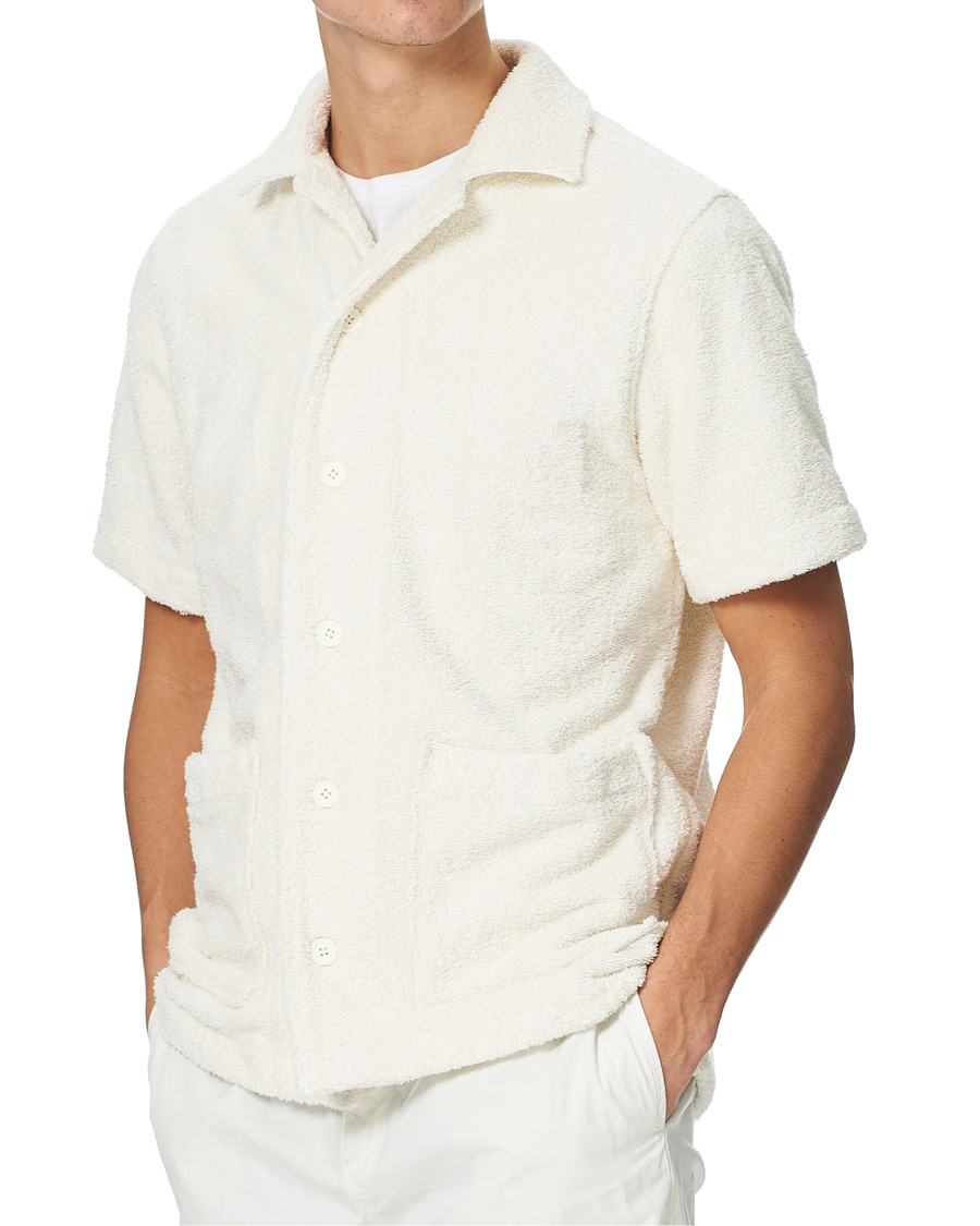 Homme | Chemises | Orlebar Brown | Griffith Relaxed Terry Lounge Shirt Cloud