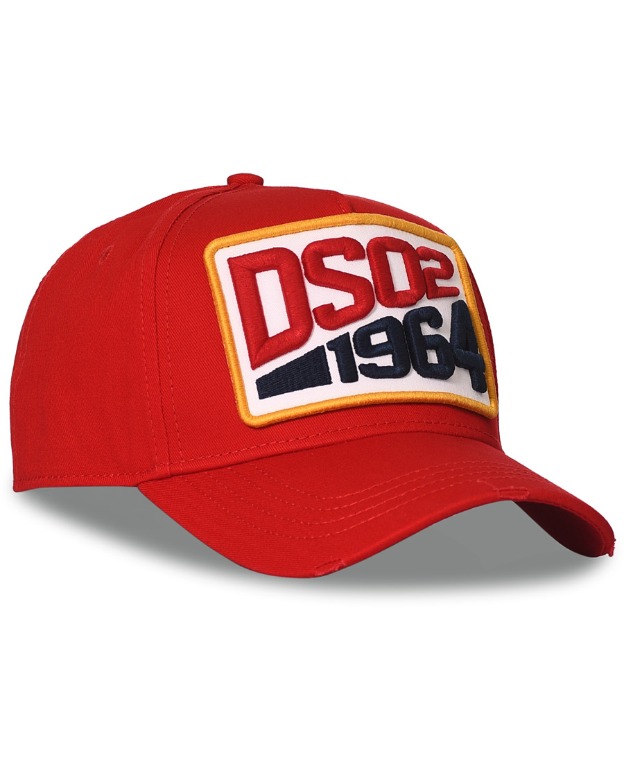 Homme | Dsquared2 Dsq2 Baseball Cap Red | Dsquared2 | Dsq2 Baseball Cap Red