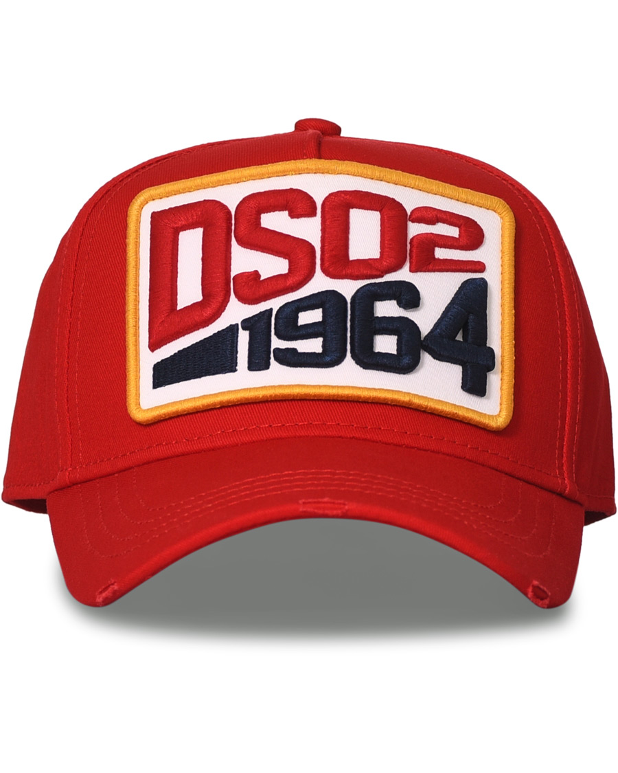 Homme | Dsquared2 Dsq2 Baseball Cap Red | Dsquared2 | Dsq2 Baseball Cap Red
